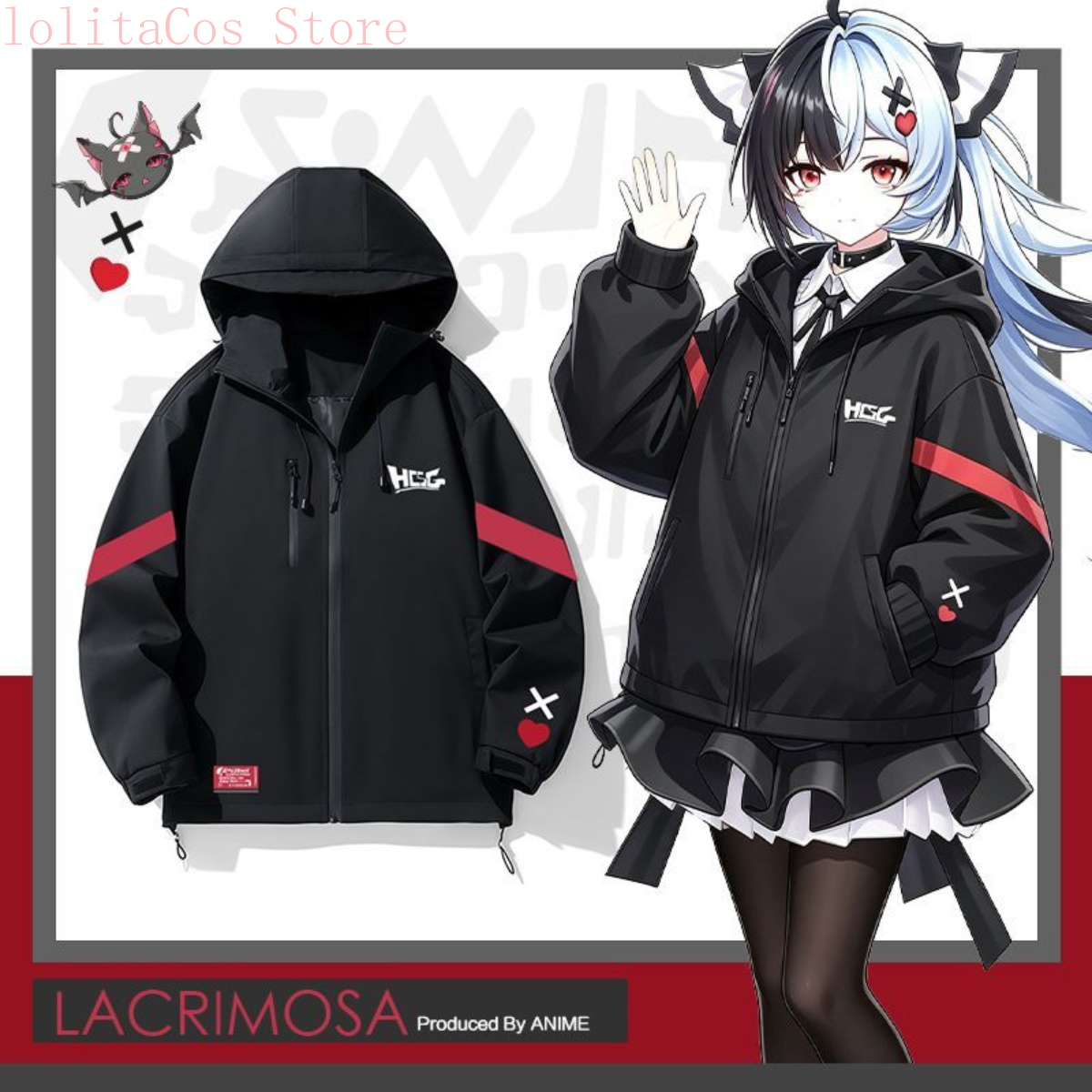 Neverness To Everness Lacrimos - Windbreaker Anime Merchandise review and price