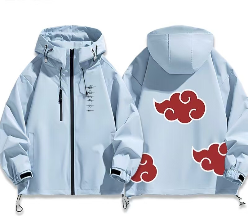 Anime Naruto Shippuden Akatsuk - Windbreaker Anime Merchandise review and price